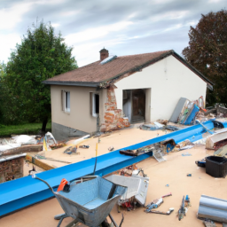 Extension de maison avec véranda-salle à manger La Chapelle-Saint-Luc